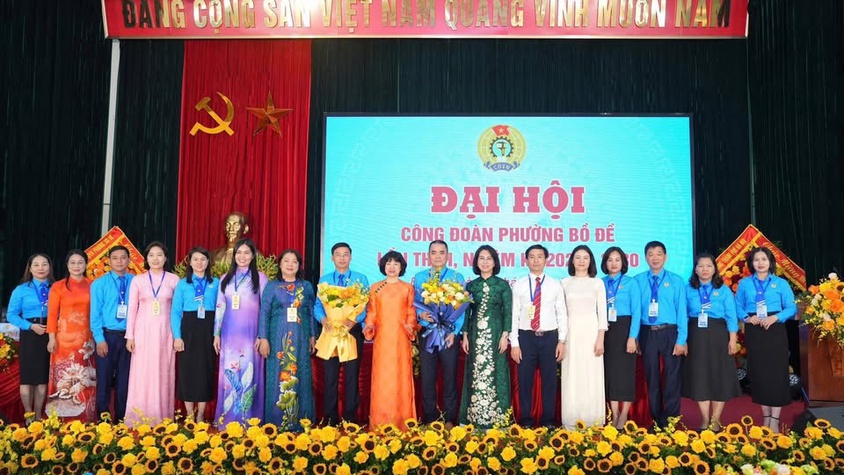 Đại hội Công đoàn phường Bồ Đề lần thứ I, nhiệm kỳ 2025 - 2030 thành công tốt đẹp