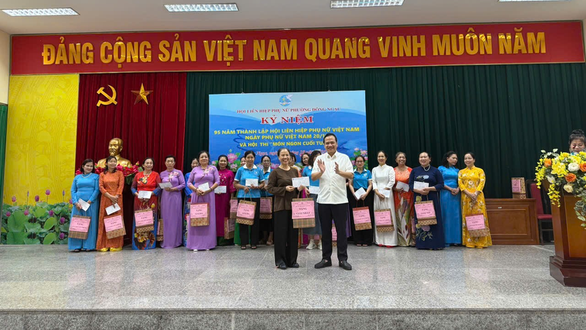Hội LHPN phường Đông Ngạc tổ chức kỷ niệm 95 năm Ngày thành lập Hội Liên hiệp Phụ nữ Việt Nam (20/10/1930-20/10/2025) và hội thi “Món ngon cuối tuần”