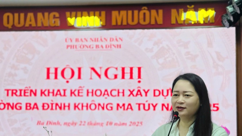 Phường Ba Đình xây dựng địa bàn không ma túy