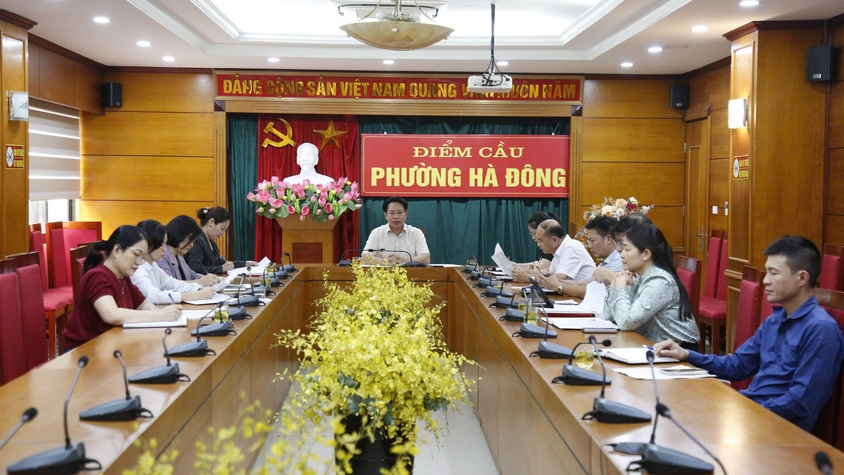HĐND phường Hà Đông giao ban công tác quý III/2025