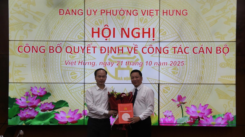 CÔNG BỐ QUYẾT ĐỊNH BỔ NHIỆM PHÓ TRƯỞNG BAN XÂY DỰNG ĐẢNG PHƯỜNG VIỆT HƯNG