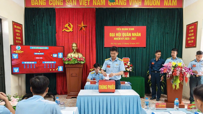 Tiểu đoàn S300, Trung đoàn 64 tổ chức Đại hội Quân nhân nhiệm kỳ 2025 - 2027