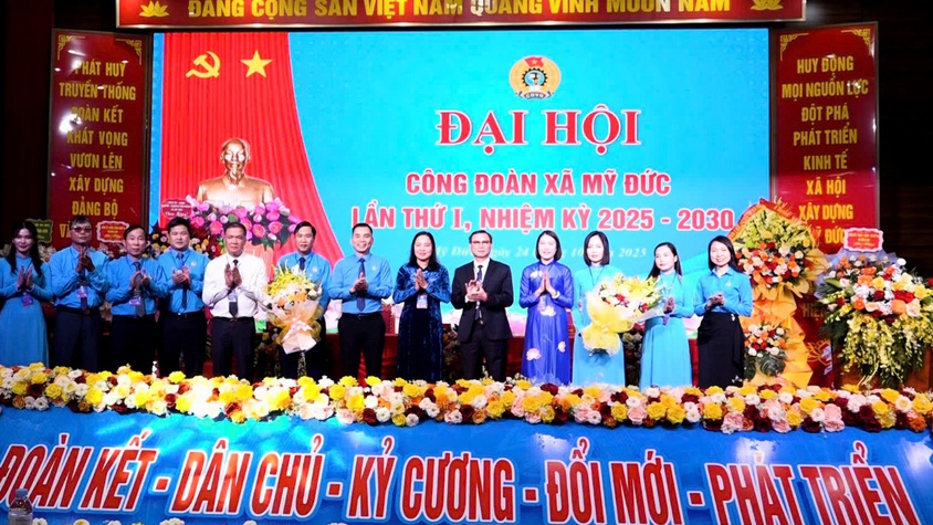 Công đoàn xã Mỹ Đức điểm tựa vững chắc của công đoàn viên