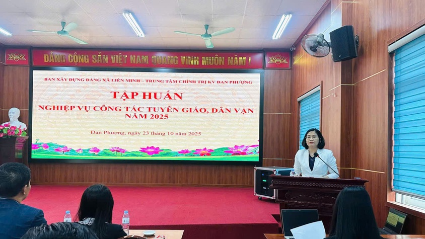 Ban Xây dựng Đảng tổ chức tập huấn công tác tuyên giáo và dân vận năm 2025