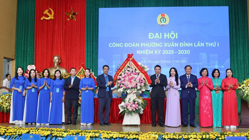 Đại hội Công đoàn phường Xuân Đỉnh lần thứ I: Dấu mốc quan trọng trong chặng đường mới