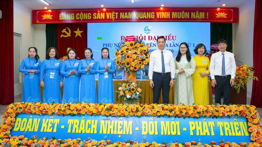  Đại hội đại biểu Hội liên hiệp Phụ nữ phường Yên Hòa lần thứ I: Đột phá chuyển đổi số, thúc đẩy bình đẳng giới, phụ nữ khởi nghiệp, đổi mới sáng tạo, làm giàu chính đáng