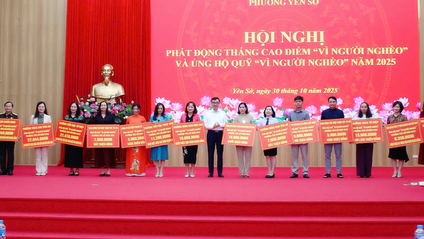 Phường Yên Sở chung tay vì người nghèo