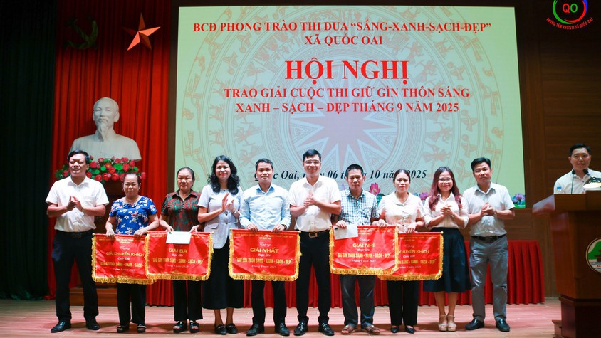 Quốc Oai: Trao giải cuộc thi 