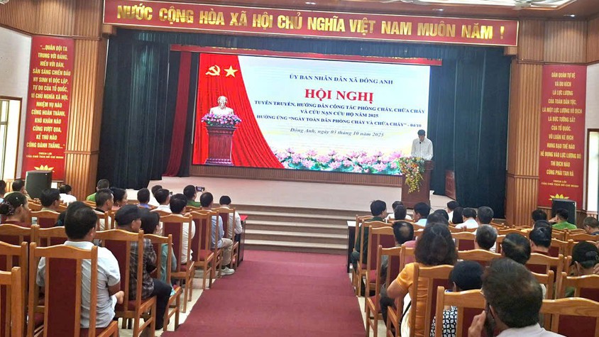 Đông Anh tổ chức hội nghị tuyên truyền, hướng dẫn công tác phòng cháy, chữa cháy và cứu nạn cứu hộ năm 2025