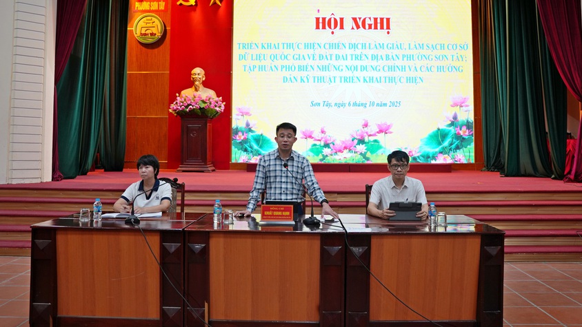 Sơn Tây triển khai chiến dịch 90 ngày làm giàu, làm sạch cơ sở dữ liệu Quốc gia về đất đai