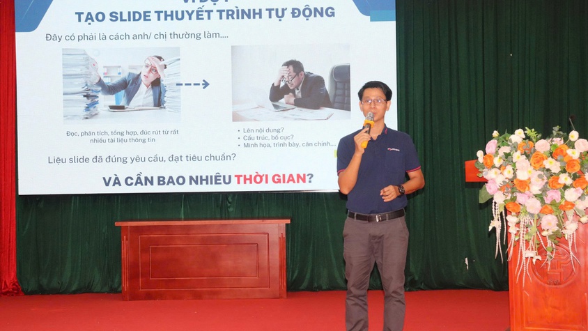 Tập huấn sử dụng AI cho cán bộ, công chức