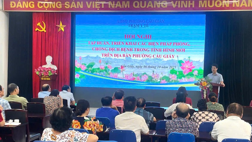 Trạm Y tế phường Cầu Giấy chủ động phòng, chống dịch bệnh - Bảo vệ Sức khỏe cộng đồng