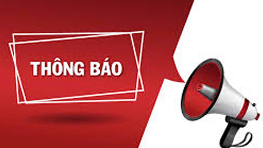 Thông báo công khai Quyết định về việc thu hồi đất để thực hiện Dự án