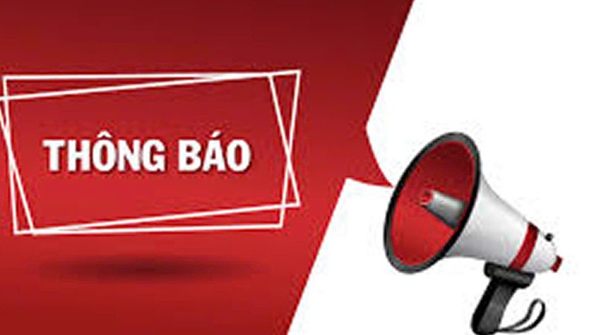 Thông báo công khai Quyết định về việc thu hồi đất để thực hiện Dự án