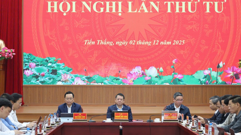 Hội nghị lần thứ tư Ban Chấp hành Đảng bộ xã Tiến Thắng