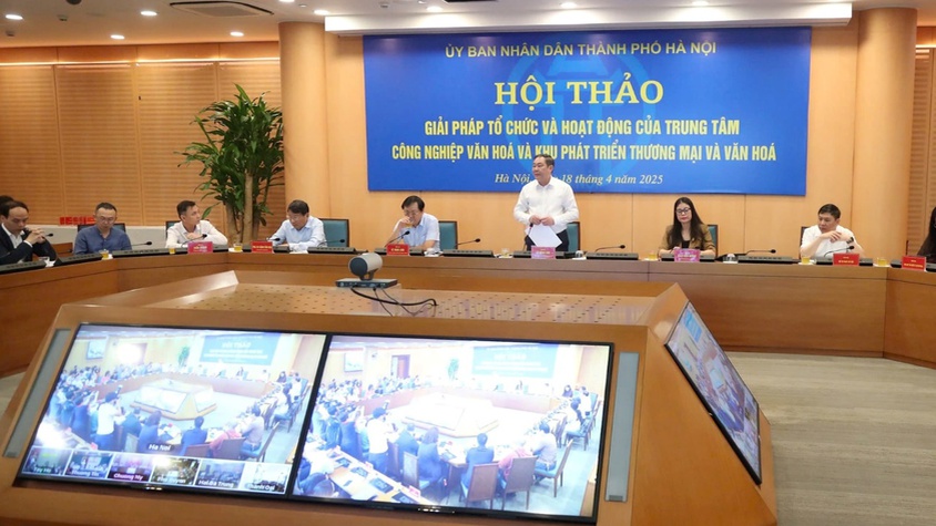 Hội thảo về “Giải pháp tổ chức và hoạt động của trung tâm công nghiệp văn hoá, khu phát triển thương mại và văn hoá”