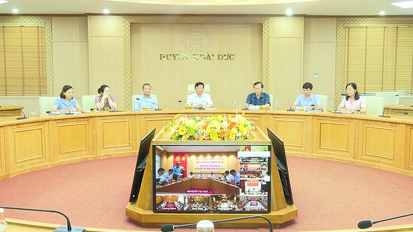 Hội nghị giao ban giữa Thường trực HĐND thành phố với Thường trực HĐND các quận, huyện, thị xã
