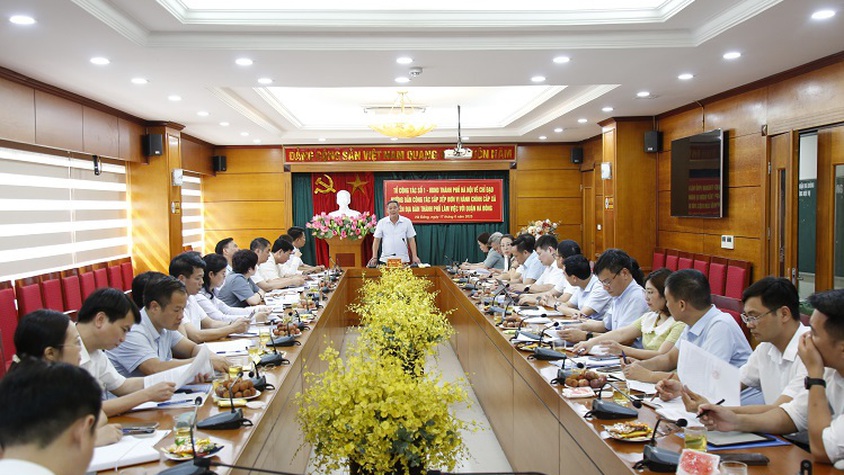 Quận Hà Đông sẵn sàng vận hành thử nghiệm chính quyền 2 cấp từ ngày 20/6