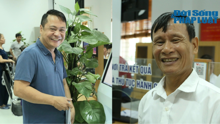 Ngày đầu vận hành chính quyền địa phương 2 cấp: Nụ cười, niềm vui của người dân tại UBND Phường Đông Ngạc, Hà Nội