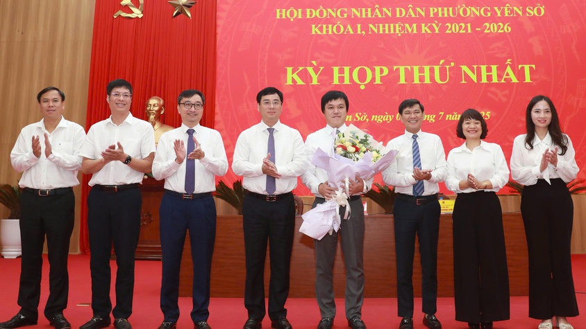 Phường Yên Sở: Khai mạc Kỳ họp thứ nhất HĐND lâm thời thông qua nhiều quyết sách quan trọng