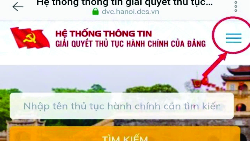 Đẩy mạnh tuyên truyền ứng dụng thực hiện các thủ tục hành chính của Đảng trên Cổng dịch vụ công Quốc gia