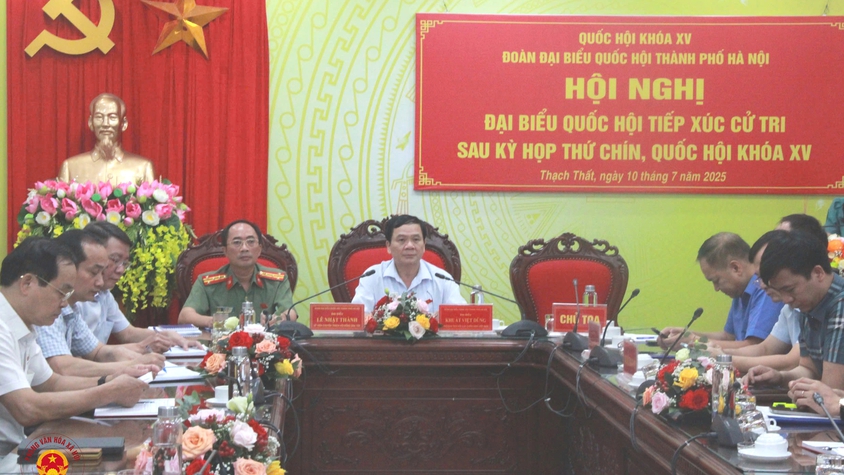Đoàn đại biểu Quốc hội đơn vị số 8 kết nối 14 điểm cầu tiếp xúc cử tri
