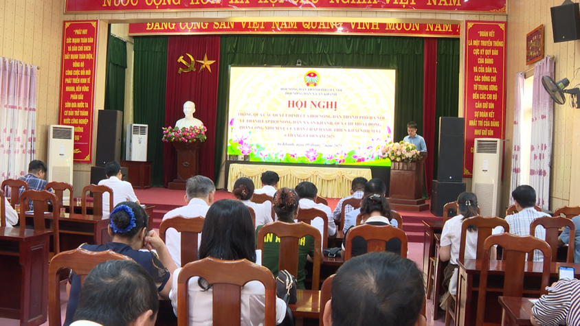 Hội nghị Ban chấp hành Hội Nông dân xã An Khánh