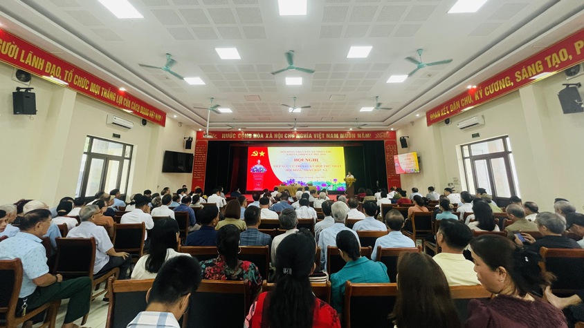 Hội nghị tiếp xúc cử tri sau kỳ họp thứ Nhất HĐND xã Thiên Lộc khoá I, nhiệm kỳ 2021 - 2026