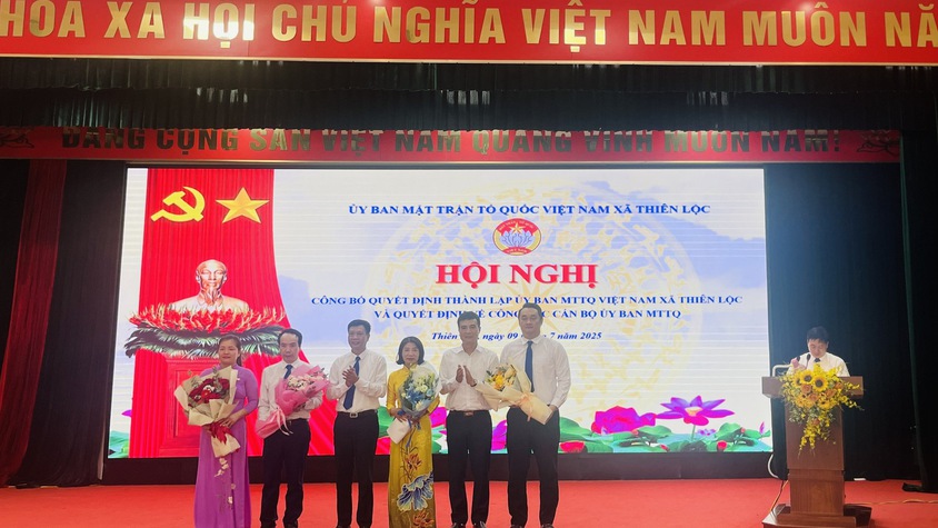 Ủy ban MTTQ Việt Nam xã Thiên Lộc tổ chức hội nghị lần thứ Nhất.
