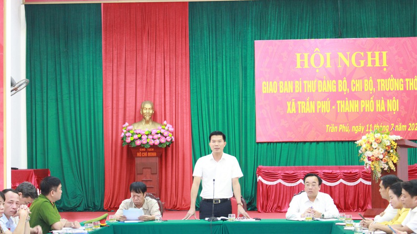 Xã Trần Phú công bố  Quyết định thành lập tổ chức cơ sở Đảng