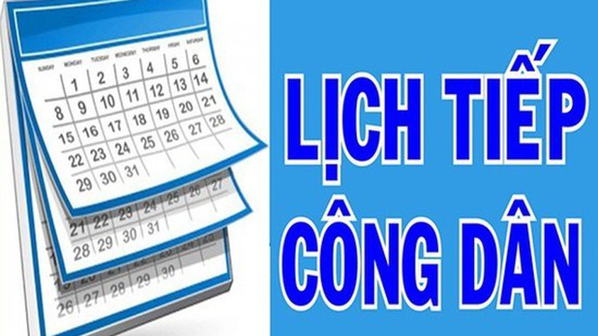 Lịch tiếp công dân của Bí thư Đảng ủy và Chủ tịch UBND xã Thạch Thất