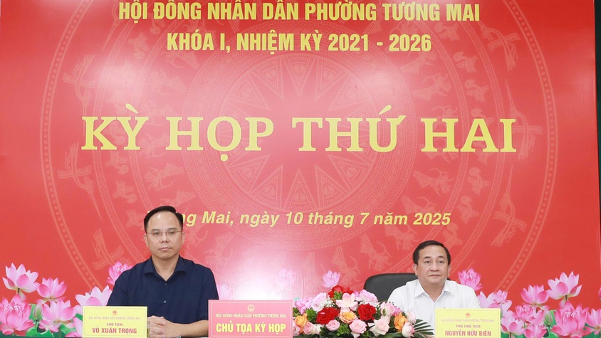 TIN PHÓNG SỰ: KỲ HỌP THỨ HAI HĐND PHƯỜNG TƯƠNG MAI, KHOÁ I, NHIỆM KỲ 2021-2026