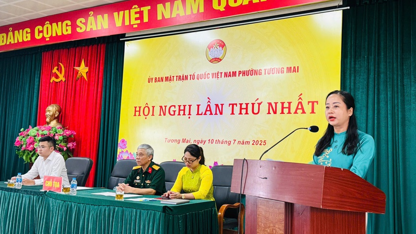 Hội nghị lần thứ nhất Uỷ ban MTTQ Việt Nam phường Tường Mai