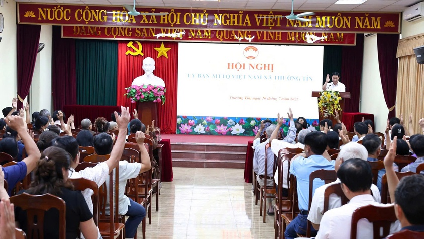 Hội nghị lần thứ I UBMTTQ xã Thường Tín