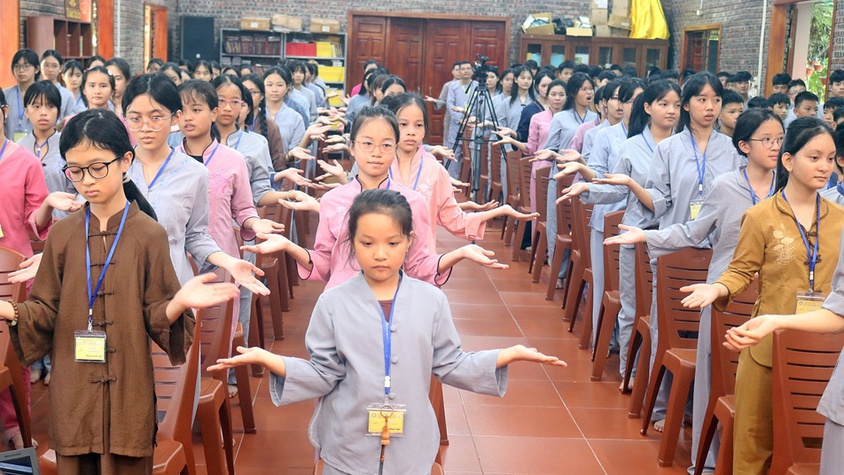 Khóa tu mùa hè tại chùa Hạnh Bồ, chùa Đông Nam an toàn đúng quy định