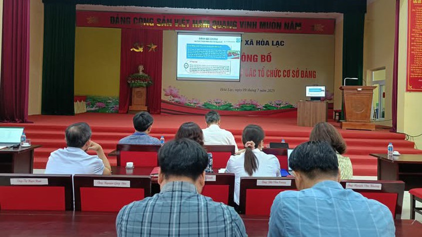 Xã Hòa Lạc tham gia tập huấn triển khai Hệ thống tiếp nhận phản ánh, sáng kiến khoa học và chuyển đổi số