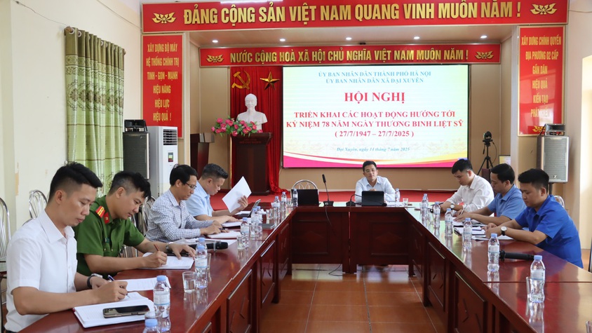 Đại Xuyên chuẩn bị tổ chức các hoạt động kỷ niệm 78 năm ngày thương binh liệt sỹ