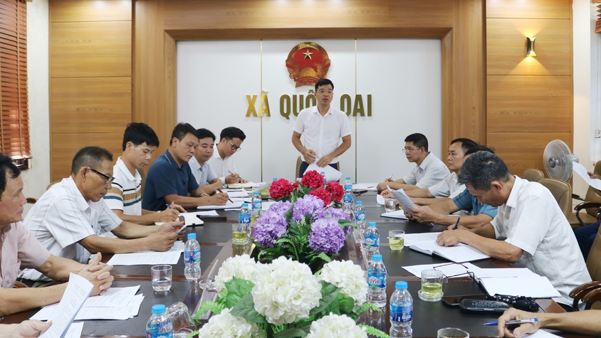 Xã Quốc Oai tổ chức hội nghị triển khai phương án chuyển đổi tổ dân phố, đổi tên thôn phù hợp với tình hình mới