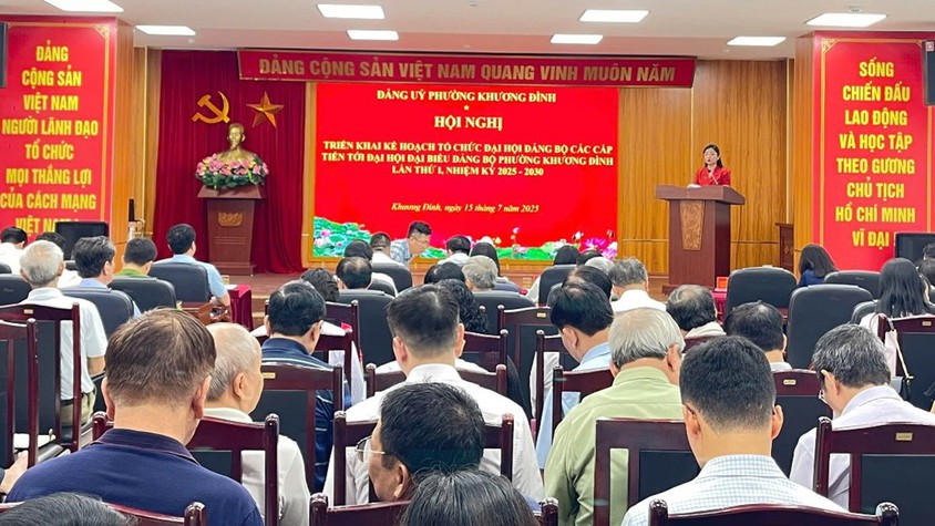 Hướng tới Đại hội đại biểu Đảng bộ phường Khương Đình lần thứ I, nhiệm kỳ 2025 - 2030