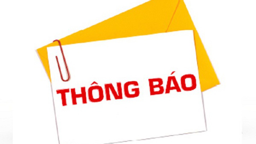UBND xã Quốc Oai thông báo: 
