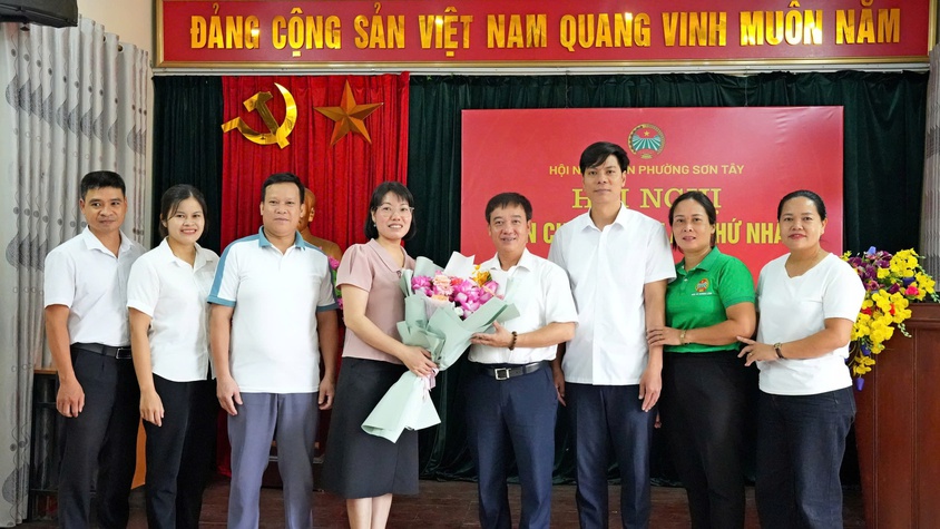 Hội nghị lần thứ nhất Ban Chấp hành Hội Nông dân phường Sơn Tây