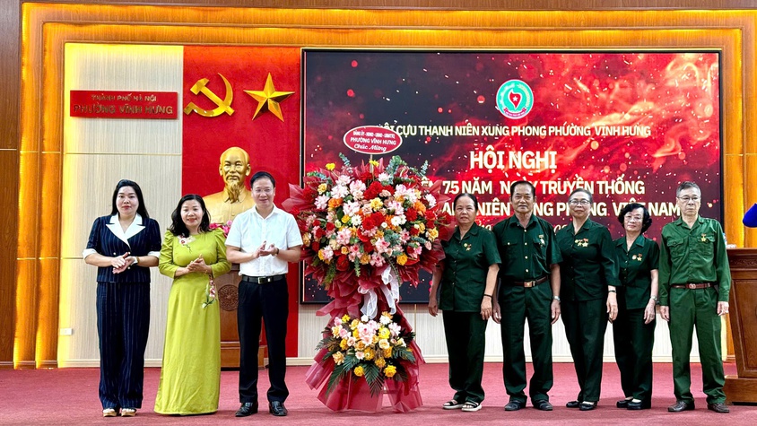 Phường Vĩnh Hưng tổ chức kỷ niệm 75 năm Ngày truyền thống Thanh niên xung phong Việt Nam (15/7/1950-15/7/2025)