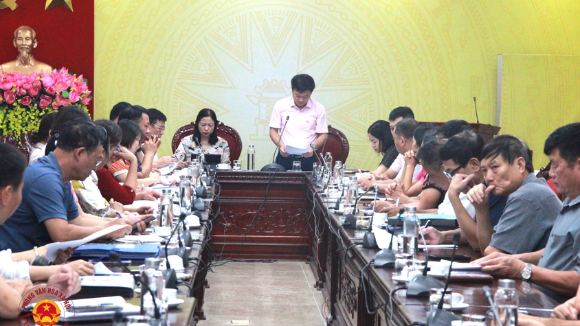 Xã Thạch Thất tổ chức hội nghị làm việc về công tác tín dụng, chính sách xã hội trên địa bàn xã