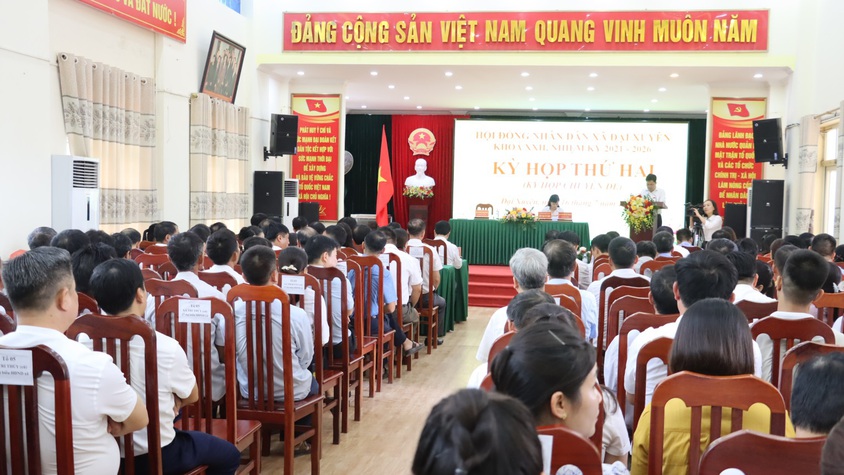 Kỳ họp thứ hai (kỳ họp chuyên đề) Hội đồng nhân dân xã Đại Xuyên khóa XXII, nhiệm kỳ 2021 - 2026