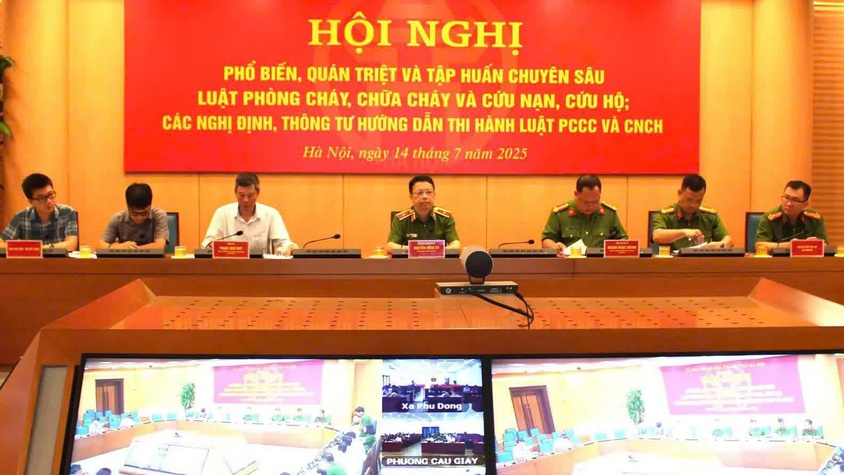 Hội nghị phổ biến, quán triệt và tập huấn chuyên sâu Luật Phòng cháy, chữa cháy và cứu nạn, cứu hộ trên địa bàn thành phố Hà Nội