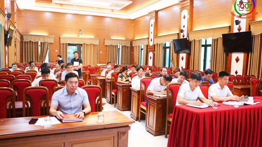 Lấy ý kiến nhân dân xã Quốc Oai về Dự án đầu tư xây dựng đường sắt đô thị, tuyến số 5 Văn Cao –Ngọc Khánh- Láng- Hoà Lạc