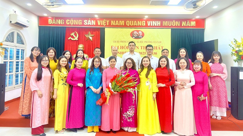 ĐẠI HỘI CHI BỘ PHÒNG VĂN HÓA XÃ HỘI PHƯỜNG CỬA NAM: KHỞI ĐẦU MỘT CHẶNG ĐƯỜNG MỚI ĐẦY THẮNG LỢI