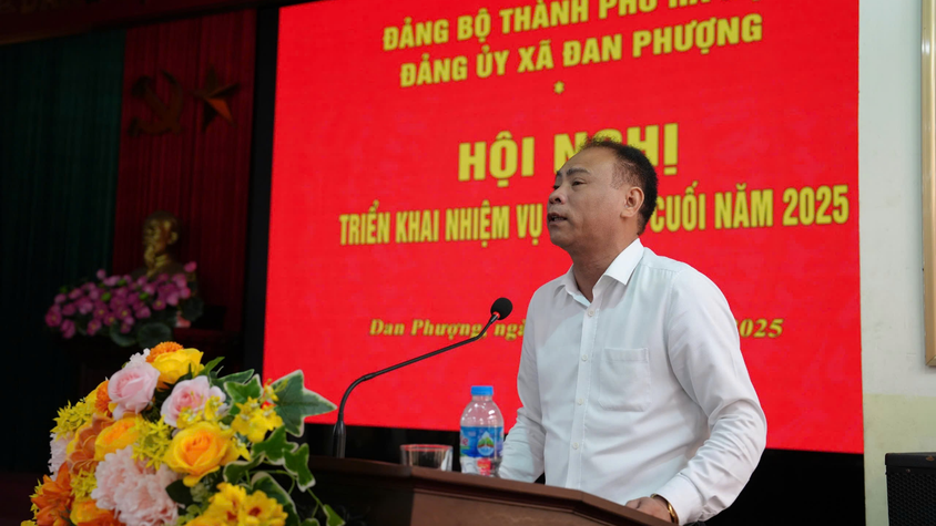 Đảng ủy xã Đan Phượng triển khai nhiệm vụ 6 tháng cuối năm 2025.