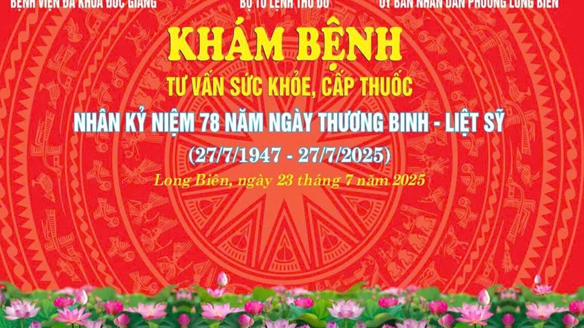 Thông báo lịch khám bệnh, chăm sóc sức khỏe, cấp phát thuốc miễn phí cho gia đình chính sách, người có công