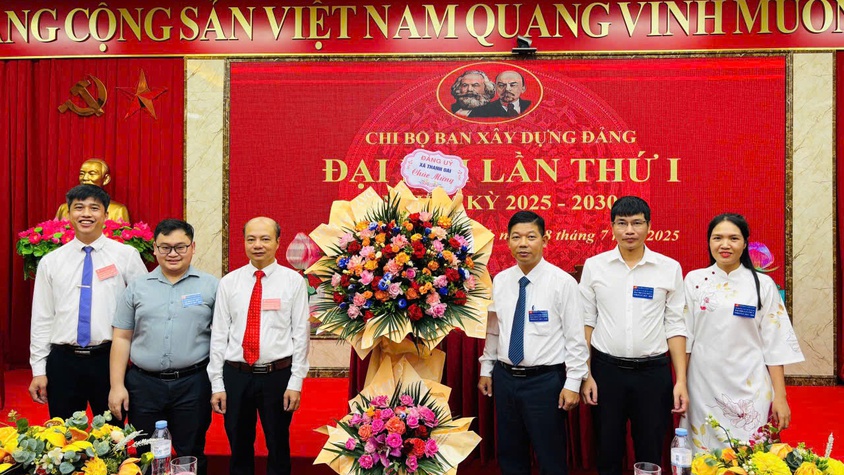 CHI BỘ BAN XÂY DỰNG ĐẢNG ĐẢNG ỦY XÃ THANH OAI TỔ CHỨC THÀNH CÔNG ĐẠI HỘI LẦN THỨ I, NHIỆM KỲ 2025 -2030